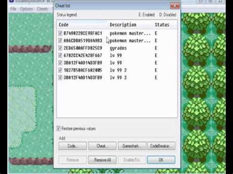 All Useful Codebreaker Codes For Pokemon Mega Emerald X .